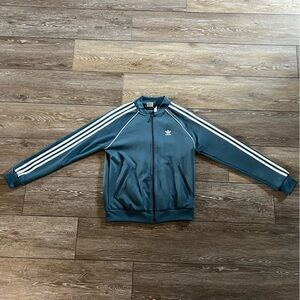 Adidas trefoil zip up jacket